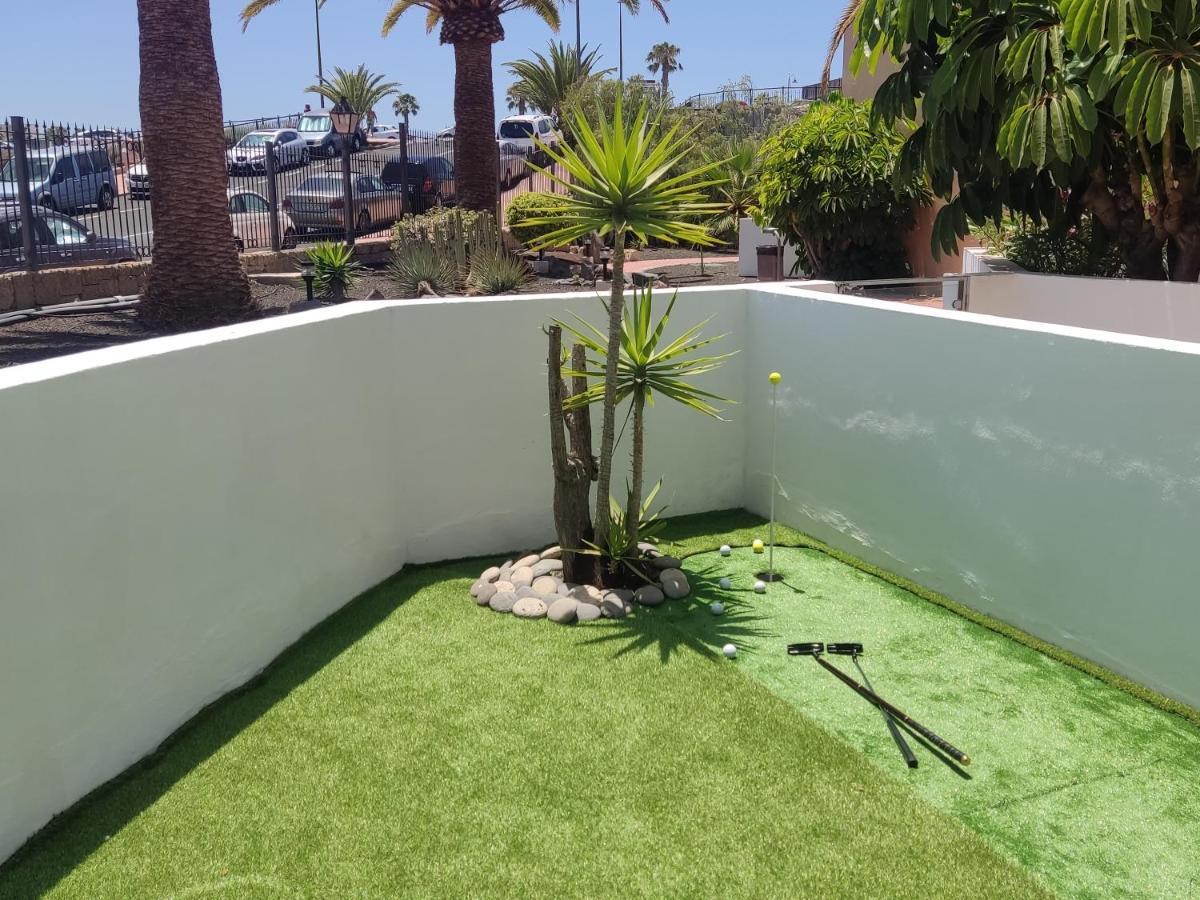 "Mini Golf Estudio" Terraza Privada Y Piscina 圣米格尔德阿沃纳 外观 照片