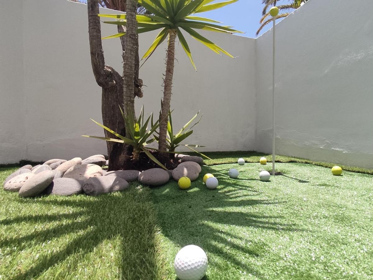"Mini Golf Estudio" Terraza Privada Y Piscina 圣米格尔德阿沃纳 外观 照片