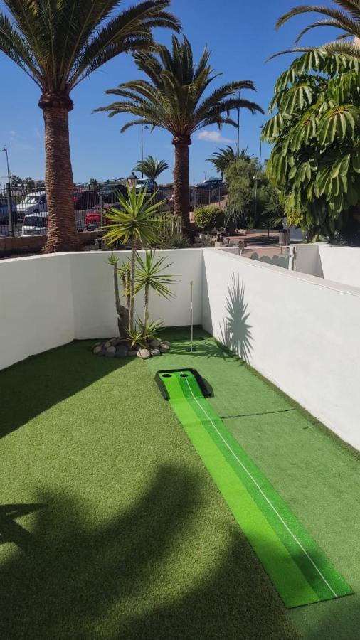 "Mini Golf Estudio" Terraza Privada Y Piscina 圣米格尔德阿沃纳 外观 照片